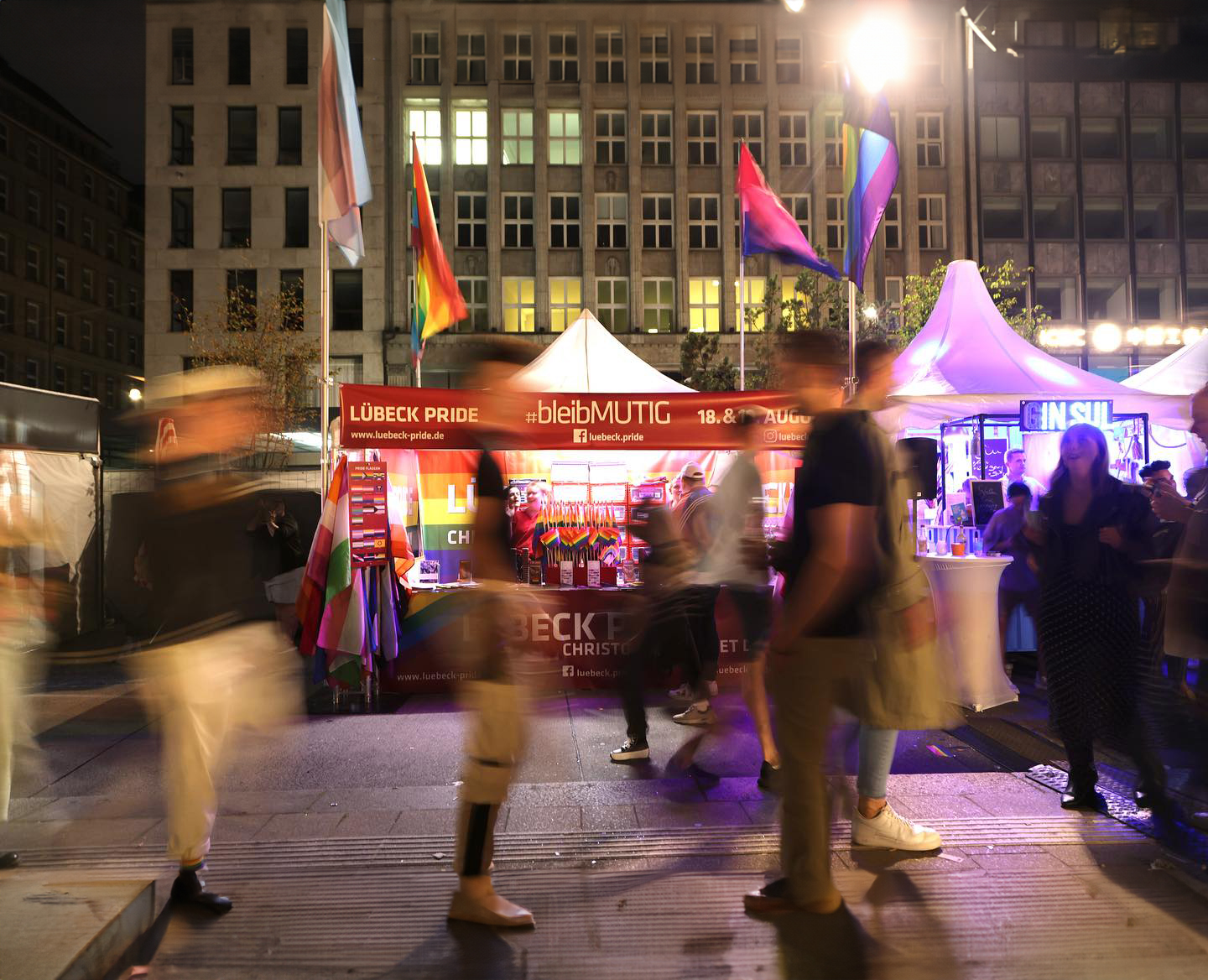 Lübeck Pride unterwegs